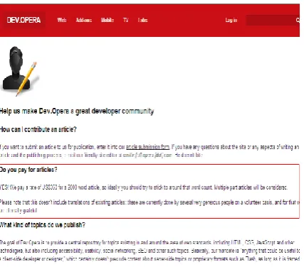 Fig 1: Example of Web page segmentation 