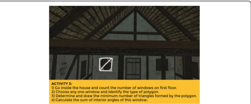 Fig. 2 Activity 3 - Interior and Exterior Angles of a Triangle in the Lines and Angles module of ScholAR