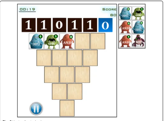 Fig. 5 Version 3 - single player screen