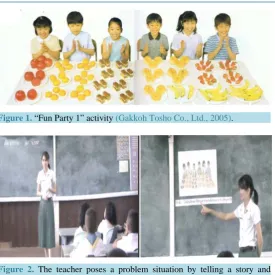 Figure 1. “Fun Party 1” activity (Gakkoh Tosho Co., Ltd., 2005).          