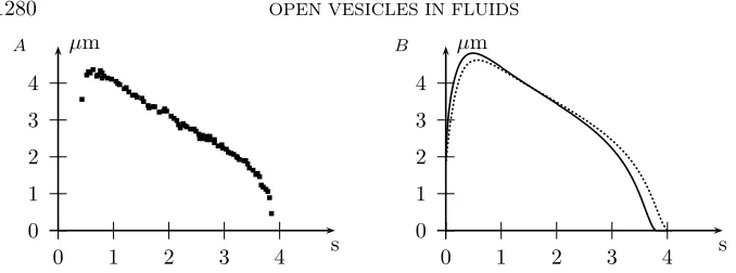 Fig. 4.2.[1] for a vesicle of radiussand0 =0 m Experimental and simulated pore radius as a function of time