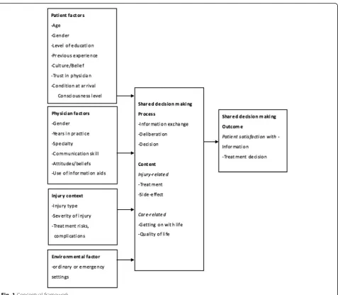 Fig. 1 Conceptual framework