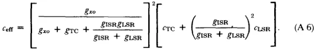 Fig. A 1 also shows a circuit with two stages of attenuation, closely related to the circuit models discussed in the body of this paper