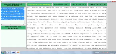 Fig.5: The encrypted ciper text is subjected to all the  identical operations to obtain the original plain text