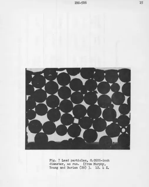 Fig. 7 diameter, Lead particles, 0.0505-inch as run. (From Murphy, 