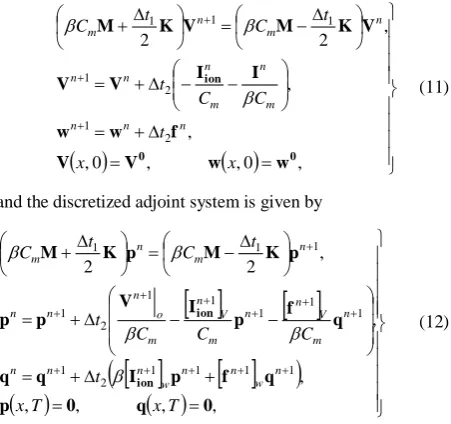 Table 1. Parameters used in numerical experiments 