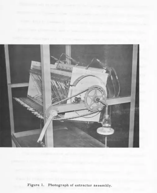 Figure 1. Photograph of extractor assembly. 