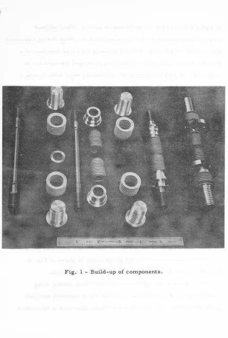 Fig. l - Build-up of components. 