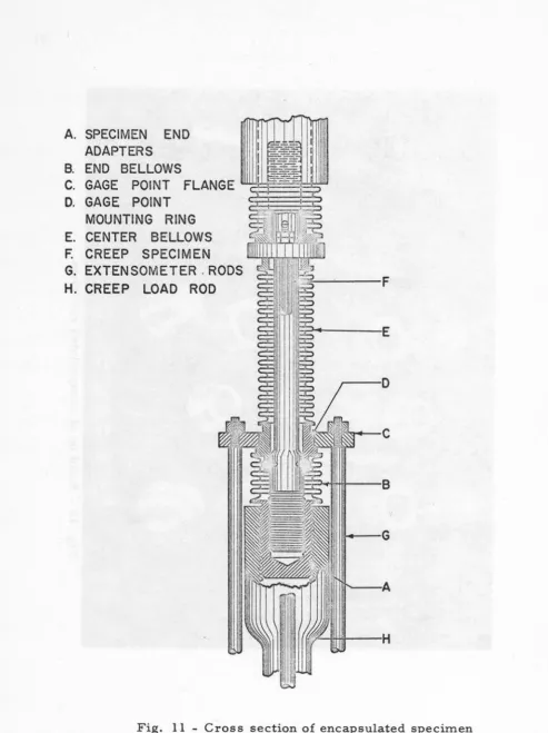 Fig. 11 - Cross section of encapsulated specimen 