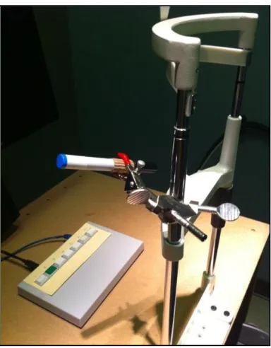 Figure 4. Stimuli presentation setup (Experiment 1) 