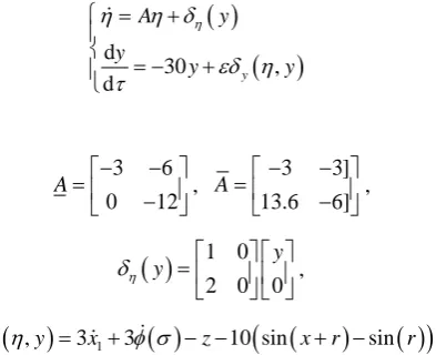 Figure 3 showed the simulation results under normal (solid line) and perturbed (dashed line) cases
