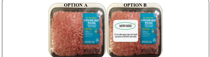 Fig. 2 First version of option B “Safer Choice/Enhance” provides no information about the food safetyintervention used to support food safety claims.