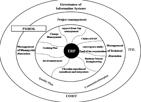 Fig 1: Governance model for  ERP 