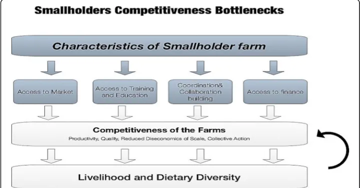 Fig. 1 Competitiveness bottlenecks and pillars for sustainable inclusion. Source: authors compilation