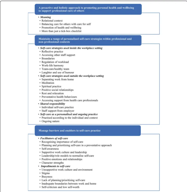 Fig. 1 Thematic coding and category content