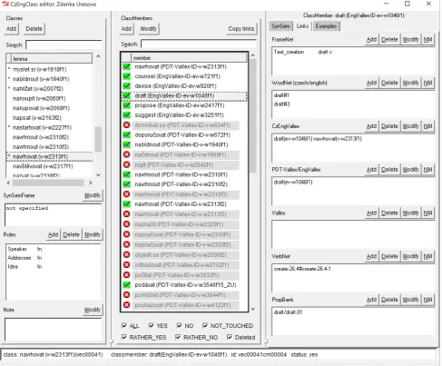Figure 2: A screenshot of the Links to external resources tab in the SynEd editor