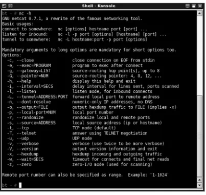 Figure 1. Netcat Installed in Linux
