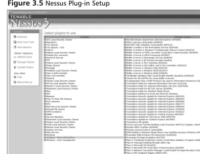 Figure 3.5 Nessus Plug-in Setup