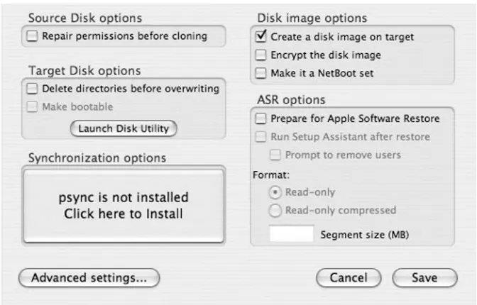 Figure 1. The Preferences Menu