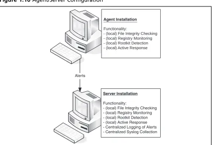 Figure 1.10 Agent/Server Conﬁ guration