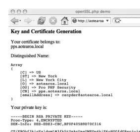 Figure 6-2. The first screen of output from the ��������������� script