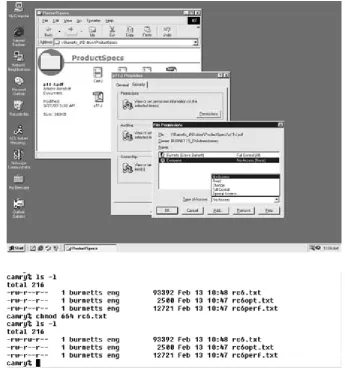 Figure 1-1(a) In WindowsNT, a file’s