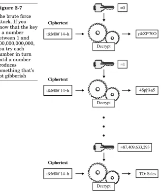 Figure 2-7The brute forceattack. If you