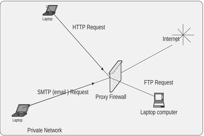 Figure 7. A proxy firewall server