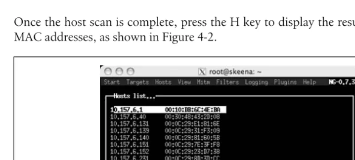 Figure 4-2. This host list goes to eleven