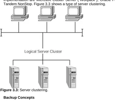 Figure 3.3: Server clustering.  