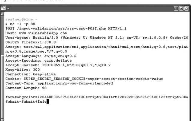 Figure 1.24  Netcat Listener