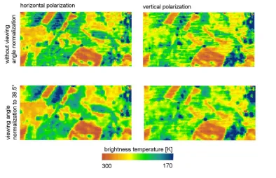 Figure 2-6. TIR land surface temperature image of the test area Grossbardau. 