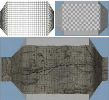 Figure 3: Information cloth implementation of Perspective Wall (Mikulecky et al., 2011, with  permission) 