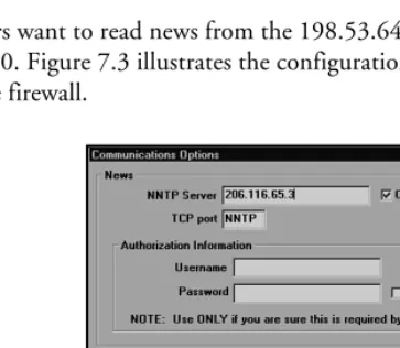 Figure 7.3Configuring WinVN to