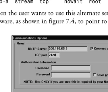 Figure 7.4Configuring WinVN and