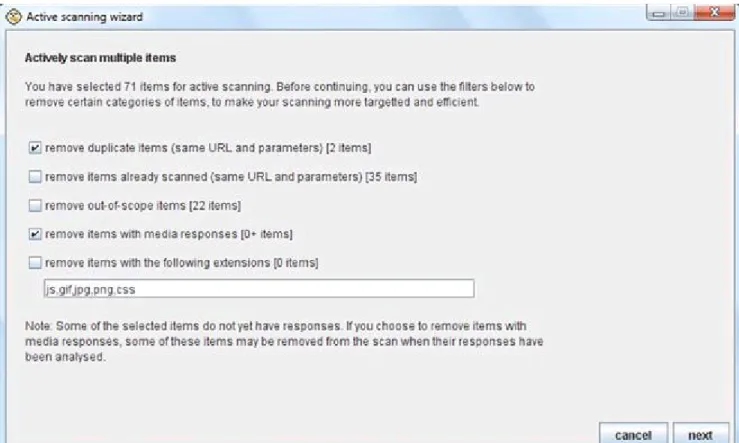 FIGURE 3.18  Active scanning wizard in Burp Scanner.