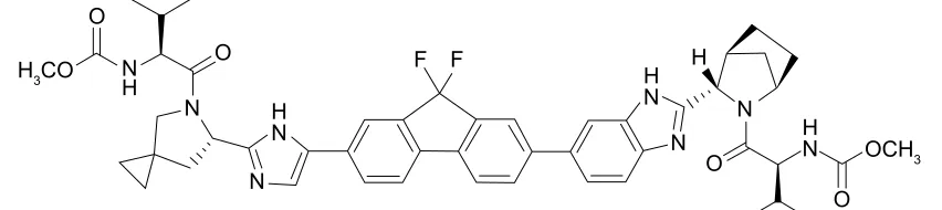 Figure 3 Chemical structure of ledipasvir.