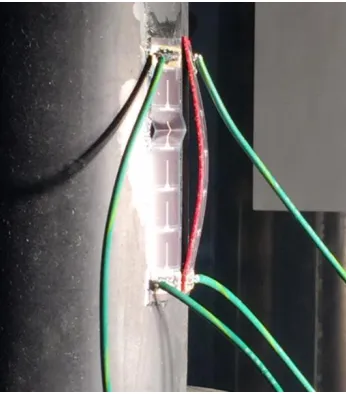 Figure 2-32 Local Buckling of Flat Solar Cell (Specimen 2). 