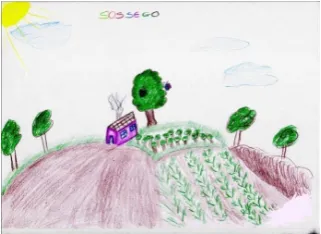 Figure 1. Patient’s drawing number 1: Peace. 