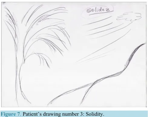 Figure 7. Patient’s drawing number 3: Solidity.                 