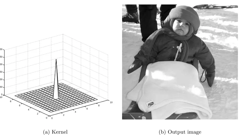 Figure 3.6: Uniform ﬁlter. (9 × 9 window averaging)