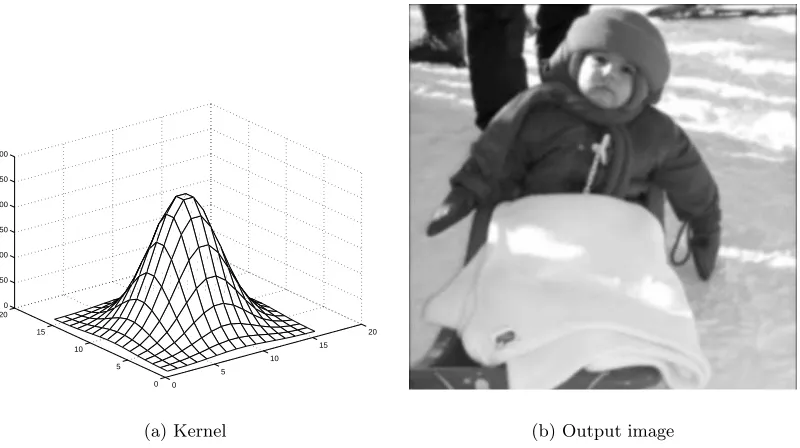 Figure 3.8: Gaussian ﬁlter: σ = 2.5 pixels
