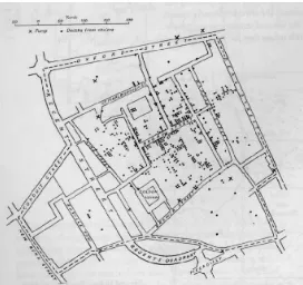 Figure 12. Dr. John Snow Cholera Map (1855) 