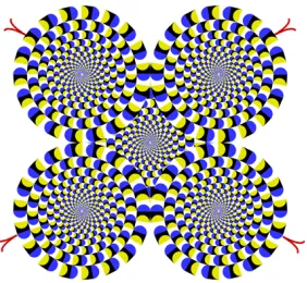Figure 19. Rotating Snakes Illusion (Healey 2007) 
