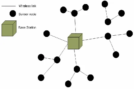 Fig 1: Typical WSN Architecture 
