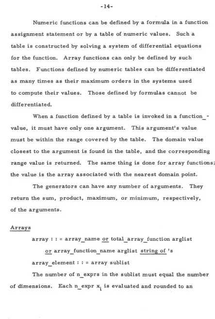 table is  c o n s tr u c te d  by s o lv in g  a system  of d if f e r e n t ia l equations 