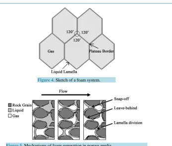 Figure 4. Sketch of a foam system.                     