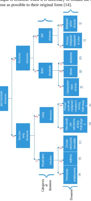 Figure 3. The hierarchy of diseases 
