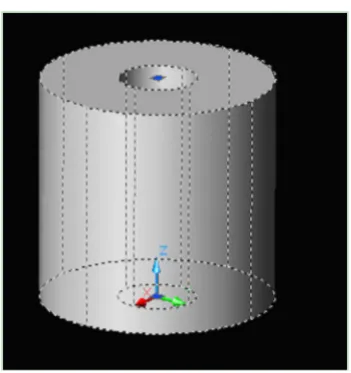 Figure 2. Cylindrical prismatic component. 