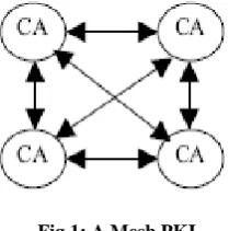 Fig 1: A Mesh PKI 